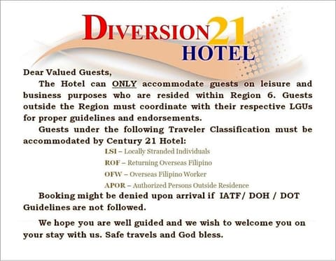 DIVERSION 21 HOTEL Hôtel in Iloilo City