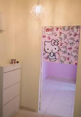 Nice home with pink colour hello kitty Condo in Johor Bahru