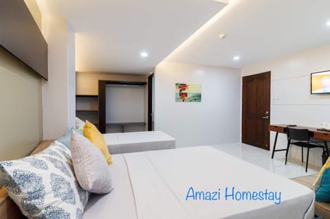 Amazi Homestay-Family RM MT ViewNear Mall100mbps Copropriété in Dumaguete