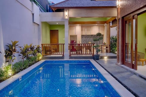 Canggu Exotic 2 BR Villa with Private Pool Chalet in North Kuta