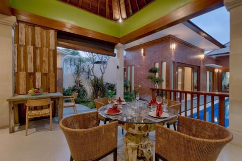 Canggu Exotic 2 BR Villa with Private Pool Chalet in North Kuta