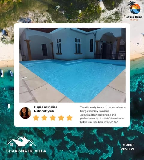 Charismatic 6-beds private spacious family villa with private big pool near beach flic en flac Vacation rental in Flic en Flac