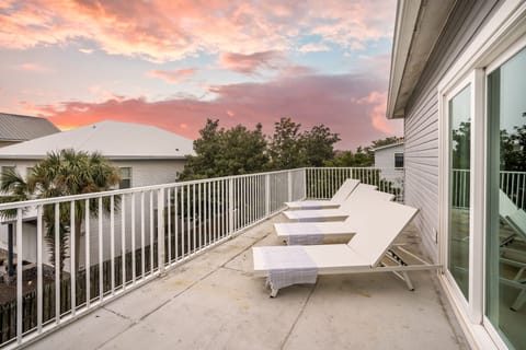 Top floor balcony.