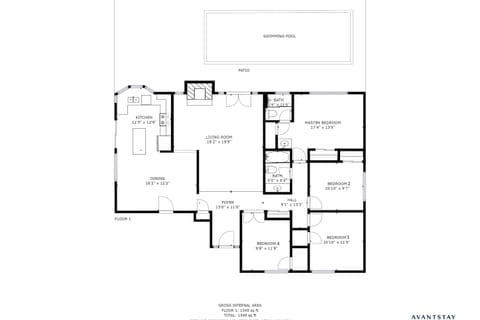 Floor plan of Marigold.