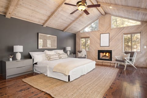 Primary bedroom features a king bed.