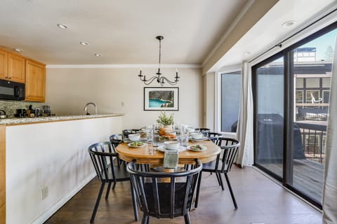 Dining area with some outdoor view!