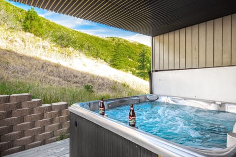 Hot tub with a view!