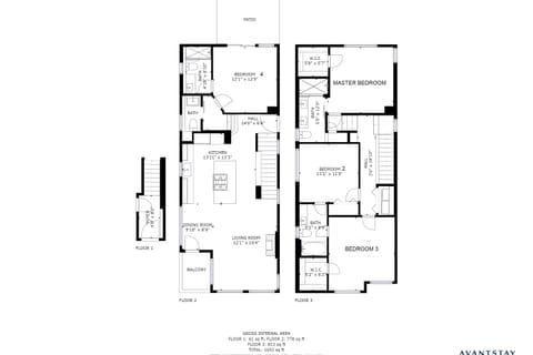 Floor plan of Chartreuse.