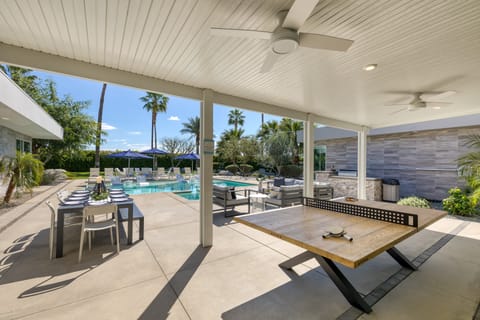 Outdoor living on the patio.