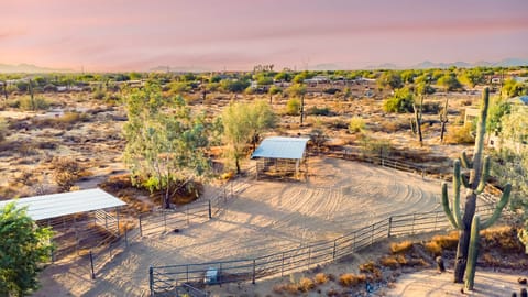 Private horse stables.