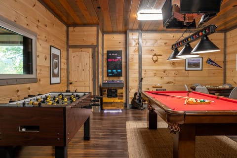 Tricked out game room.