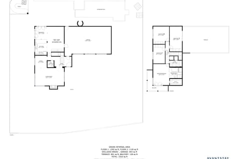 Floor Plan of Villa Valencia.
