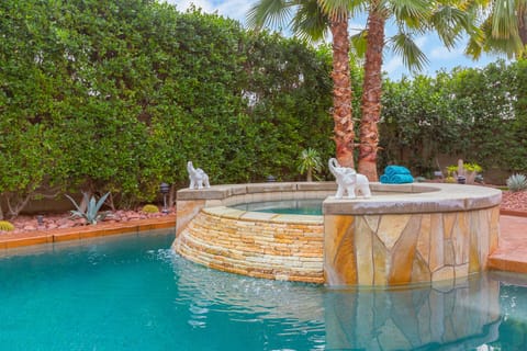 Hot tub near the pool.