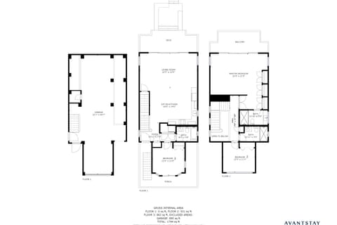 Floor plan of High Tide.