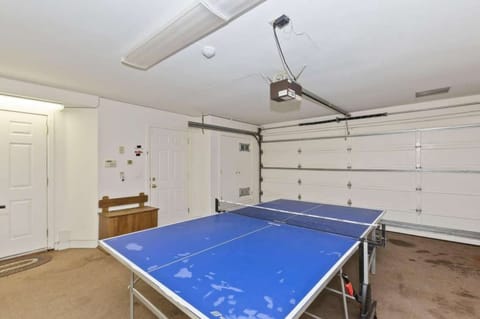 Ping pong in the garage!
