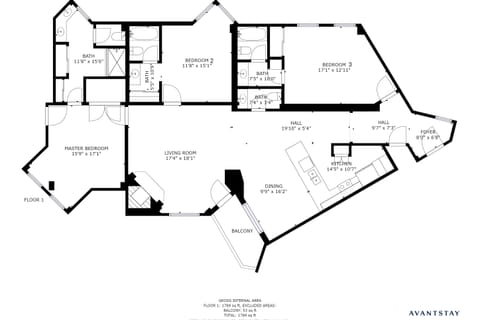 Floor plan of Rocker.