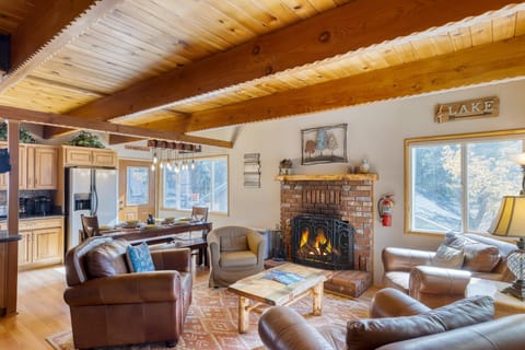 Gather with friends and family for a game night in the main living area!