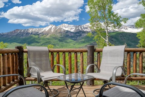Unbeatable mountain views from Cyrstal Chalet 12!
