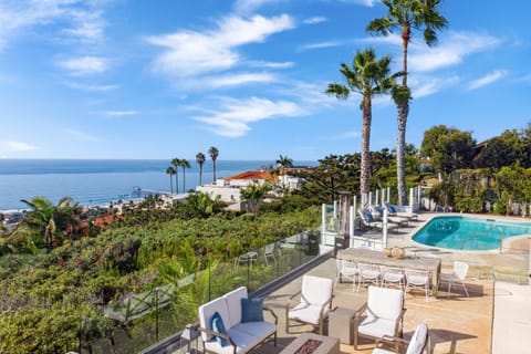 Enjoy panoramic views of the Pacific Ocean from the pool.