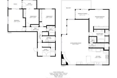 Floor Plan of Las Olas.