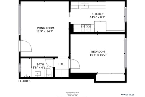 Floor Plan for Seashore IV.