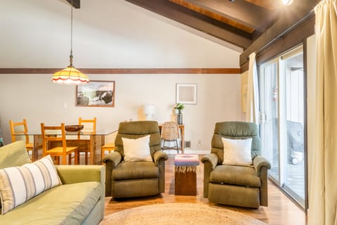 upstairs living area.