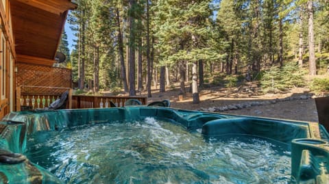 Hot tub views.