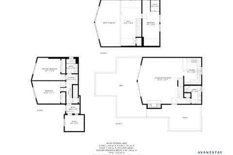 Floor plan of your A Frame.