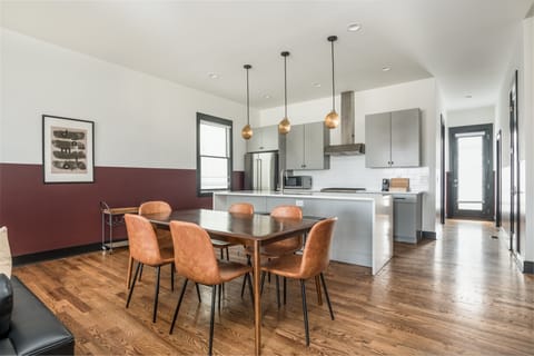 Dining area located off the kitchen.