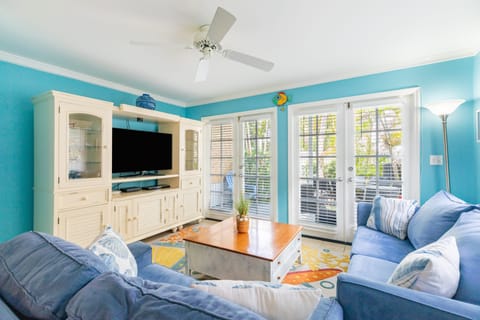 Spacious living area with plenty of comfortable seating.