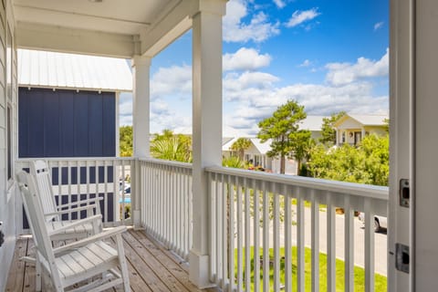 Enjoy mornings from the balconies.