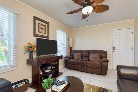 Primary bedroom features a queen bed.