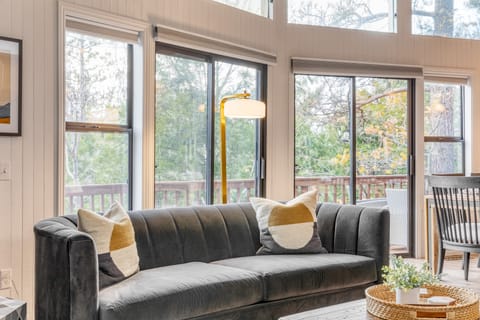 Large windows for tons of natural light in the common area.