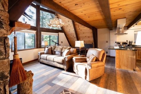 Gorgeous Big Bear cabin with tons of natural light.