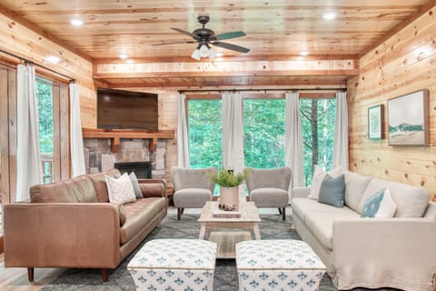 Light filled living area.