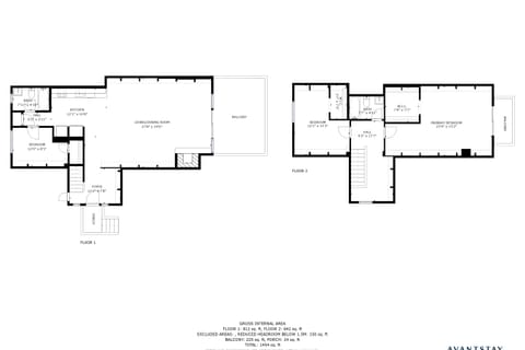 Floor plans of both units