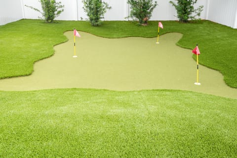 Putting green right in your backyard.