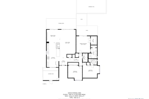 Floor plan of Quinta Blue.