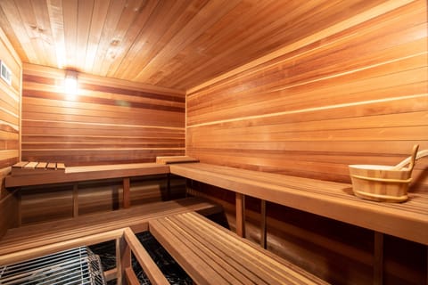 Private sauna.