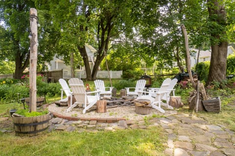 Your Berkshire retreat comes with a gorgeous backyard and firepit perfect for relaxing and gathering!