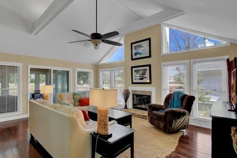 Bright and spacious living area.