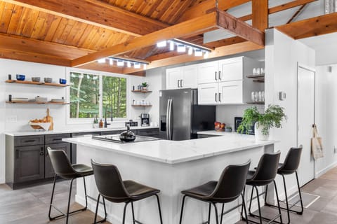 Fully-equipped kitchen.