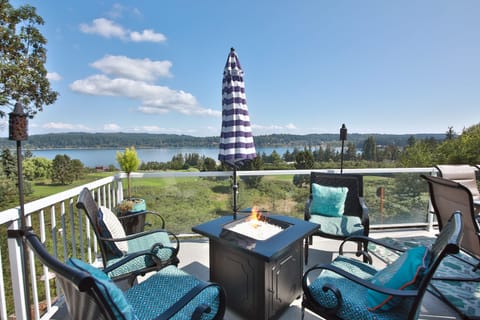 Unwind by the fireside with a scenic view