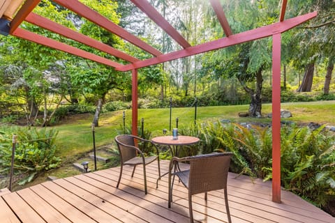 Enjoy the scenic water vistas and observe the local wildlife while on the expansive deck.