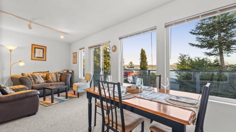 Secondary dining area off the primary bedroom.