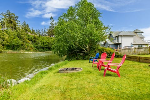 An outdoor oasis.