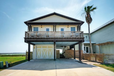 Relax in style at this three-bedroom home with multiple decks.