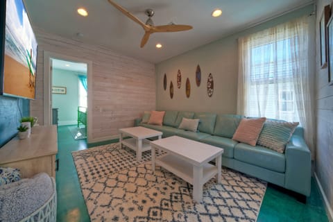 Second living area allows space for your group to spread out.