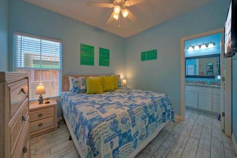 Primary bedroom features a King bed.