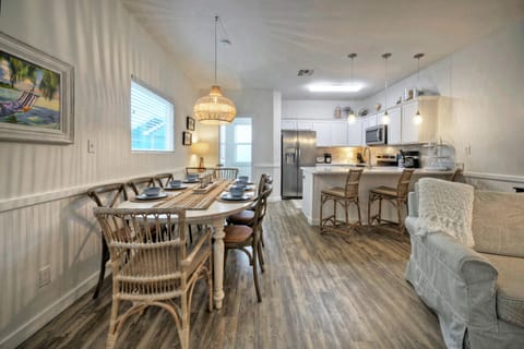 Our welcoming dining area and kitchen.